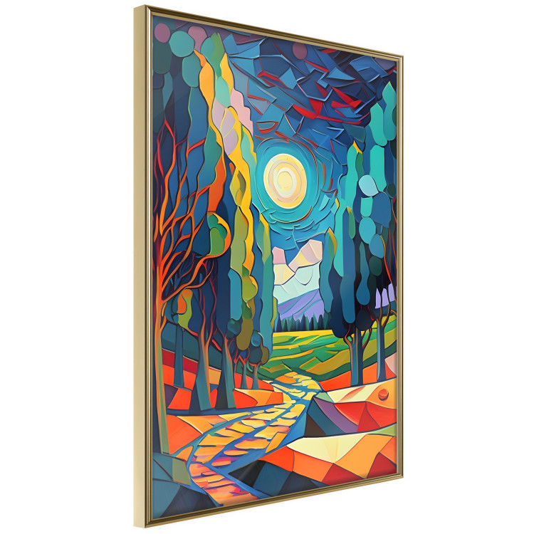 Wall Poster Modern Scenery - A Colorful Composition Inspired by Van Gogh 151158 additionalImage 4