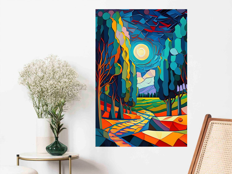 Wall Poster Modern Scenery - A Colorful Composition Inspired by Van Gogh 151158 additionalImage 10