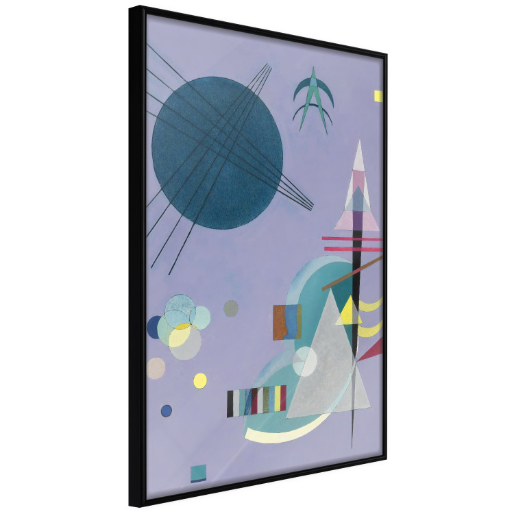 Poster Violet Abstraction - A Subtle Geometric Composition by Kandinsky 151658 additionalImage 6