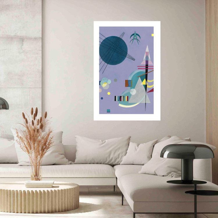 Poster Violet Abstraction - A Subtle Geometric Composition by Kandinsky 151658 additionalImage 10
