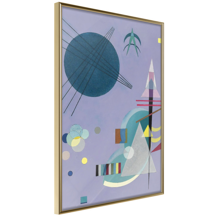 Poster Violet Abstraction - A Subtle Geometric Composition by Kandinsky 151658 additionalImage 9