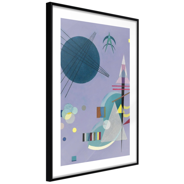 Poster Violet Abstraction - A Subtle Geometric Composition by Kandinsky 151658 additionalImage 7