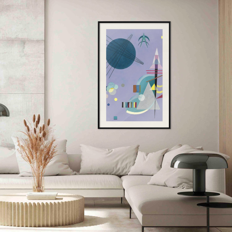 Poster Violet Abstraction - A Subtle Geometric Composition by Kandinsky 151658 additionalImage 18