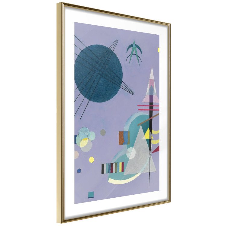 Poster Violet Abstraction - A Subtle Geometric Composition by Kandinsky 151658 additionalImage 8