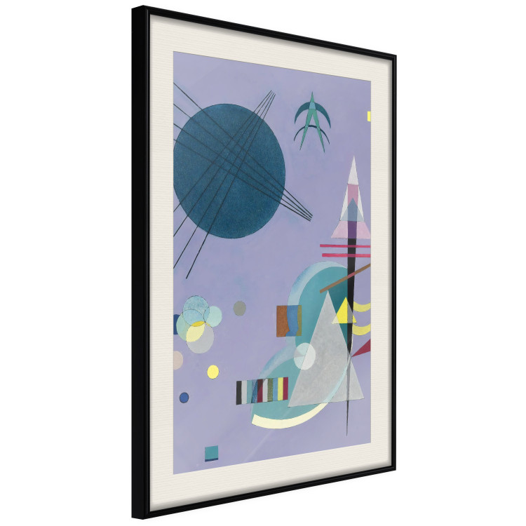 Poster Violet Abstraction - A Subtle Geometric Composition by Kandinsky 151658 additionalImage 4