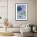 Poster Violet Abstraction - A Subtle Geometric Composition by Kandinsky 151658 additionalThumb 14