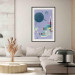 Poster Violet Abstraction - A Subtle Geometric Composition by Kandinsky 151658 additionalThumb 18