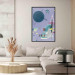 Poster Violet Abstraction - A Subtle Geometric Composition by Kandinsky 151658 additionalThumb 12