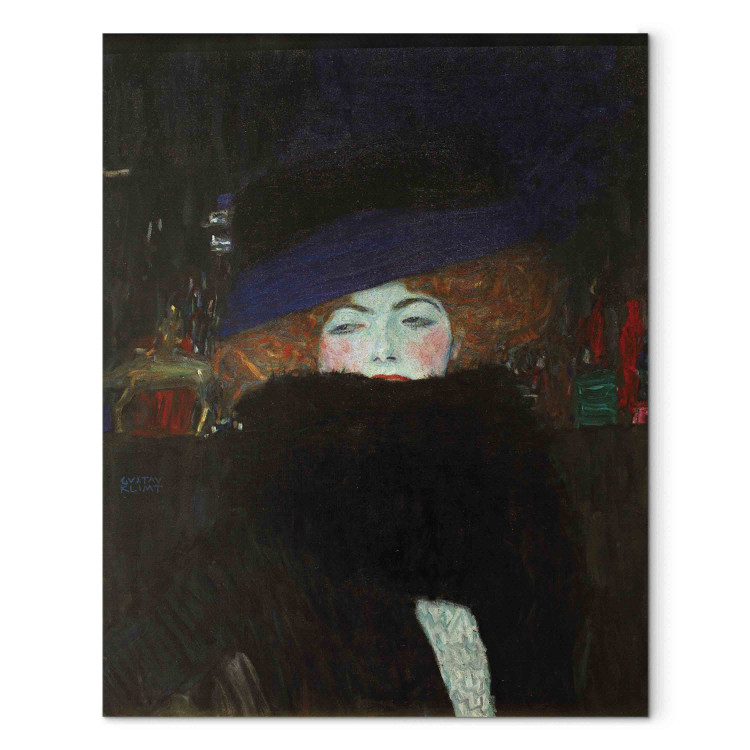 Art Reproduction Woman with Hat and Featherboa 158058