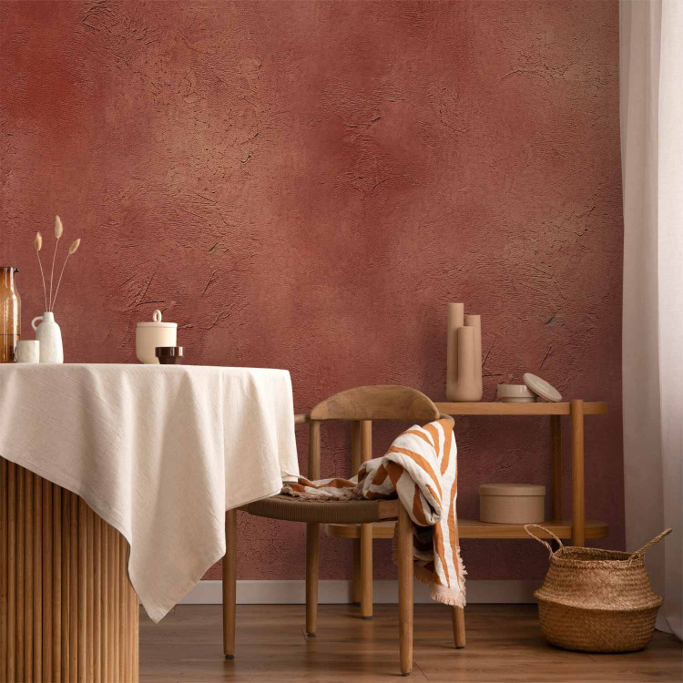 Photo Wallpaper Structural Background - Terracotta Inspired Composition 159458 additionalImage 4