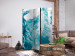 Folding Screen Abstract Blue - Marble-Like Marine Colors [Room Dividers] 159558 additionalThumb 2