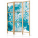 Folding Screen Abstract Blue - Marble-Like Marine Colors [Room Dividers] 159558 additionalThumb 5