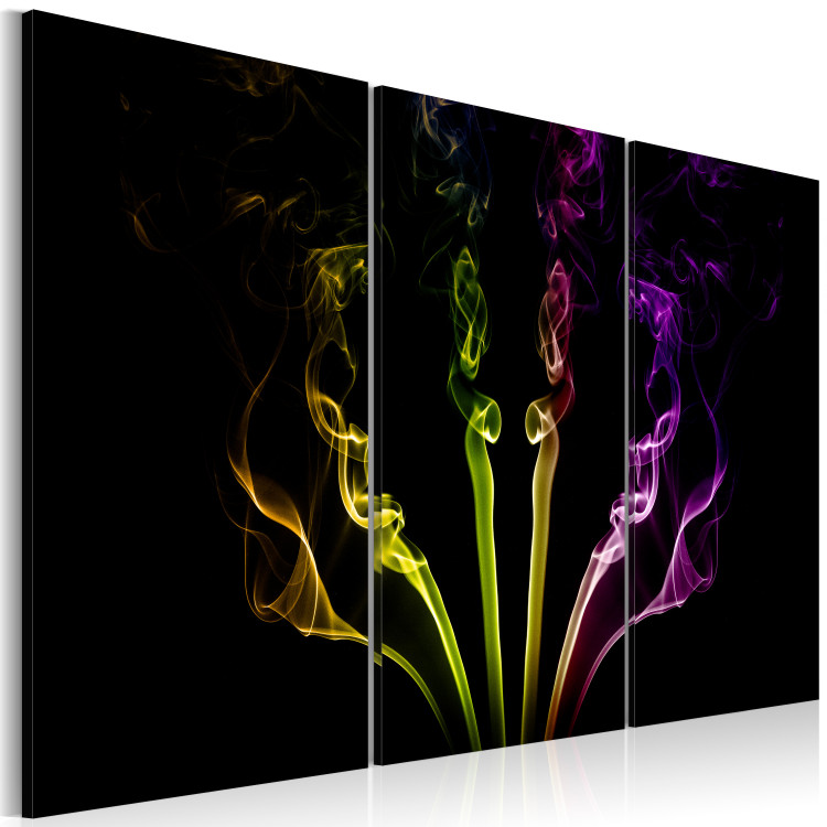 Canvas Print Multicolored streaks 56058 additionalImage 2