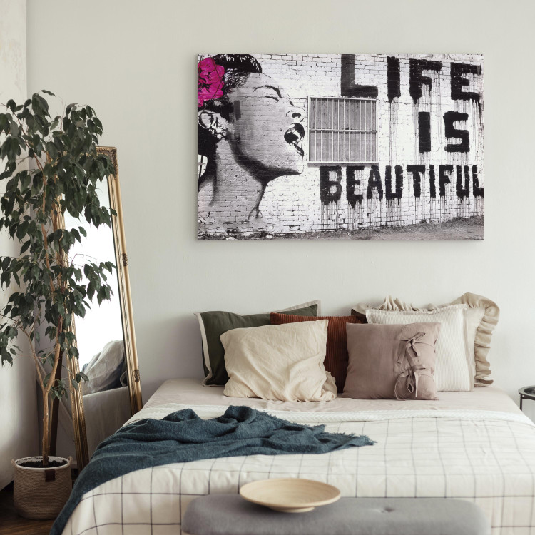Canvas Art Print Life is beautiful 58958 additionalImage 3