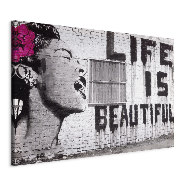 Canvas Art Print Life is beautiful 58958 additionalImage 2
