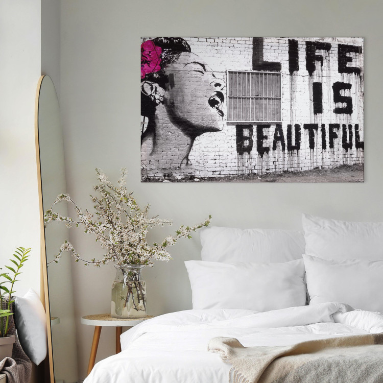 Canvas Art Print Life is beautiful 58958 additionalImage 5