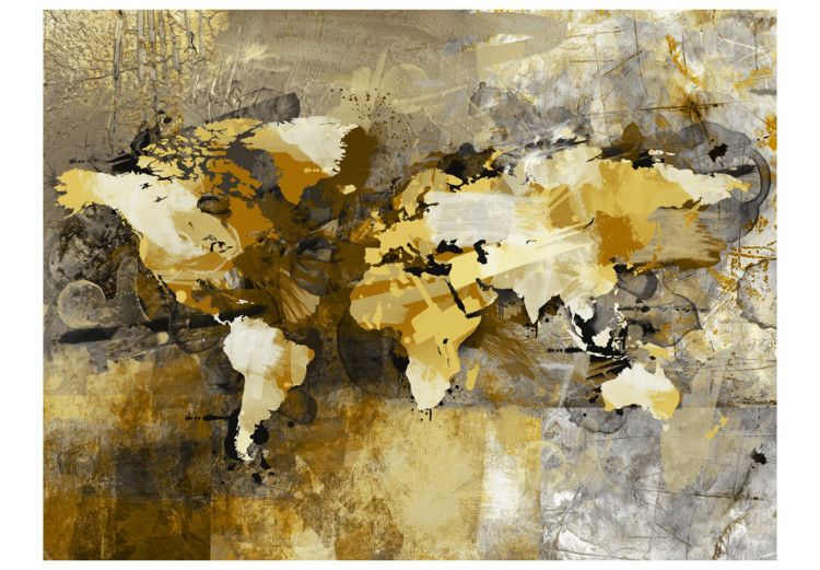 Photo Wallpaper Artistic map of the World 60058 additionalImage 1