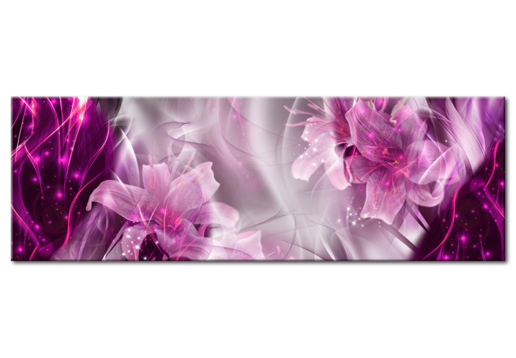 Print On Glass Purple Flames [Glass] 92958 additionalImage 2
