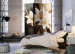 Room Divider Screen Circle of Light - white lilies against a backdrop of abstract brown light 95558 additionalThumb 2