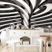 Photo Wallpaper Black and white swirl 97058 additionalThumb 6
