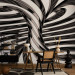 Photo Wallpaper Black and white swirl 97058 additionalThumb 4