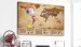 Decorative Pinboard World Map: Retro Mood [Cork Map] 98058 additionalThumb 3