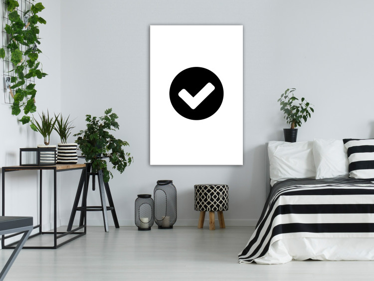 Canvas Print Checked (1 Part) Vertical 116768 additionalImage 3