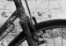 Poster Bike and Concrete - black and white composition with a retro-style bicycle 116968 additionalThumb 8