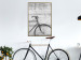Poster Bike and Concrete - black and white composition with a retro-style bicycle 116968 additionalThumb 5