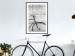 Poster Bike and Concrete - black and white composition with a retro-style bicycle 116968 additionalThumb 4