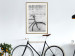 Poster Bike and Concrete - black and white composition with a retro-style bicycle 116968 additionalThumb 23