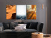 Canvas Print Holiday triptych - desert landscape and hot seaside beach 118468 additionalThumb 3