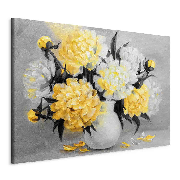 Canvas Art Print Fragrant Colours (1 Part) Wide Yellow 123368 additionalImage 2