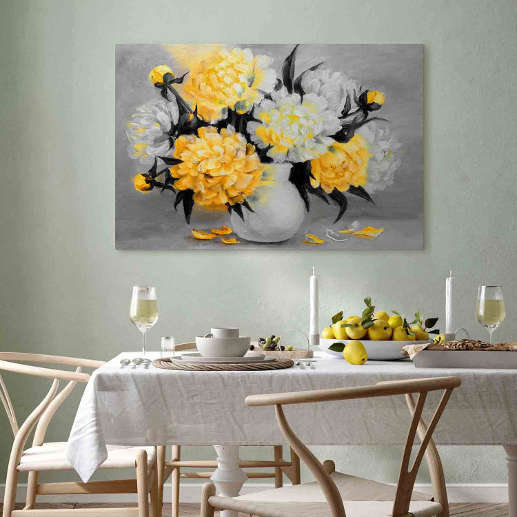 Canvas Art Print Fragrant Colours (1 Part) Wide Yellow 123368 additionalImage 11