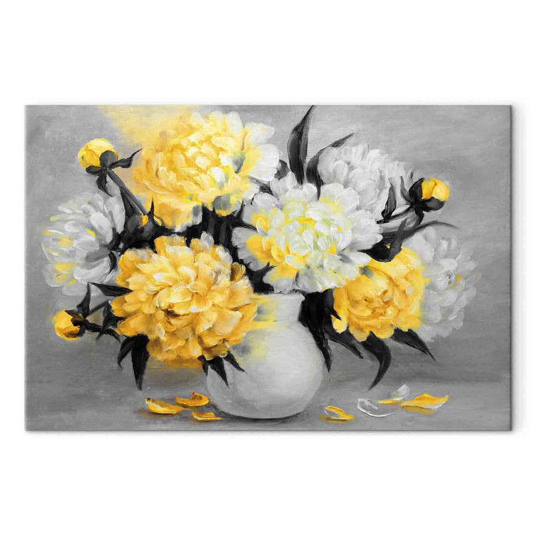Canvas Art Print Fragrant Colours (1 Part) Wide Yellow 123368 additionalImage 7