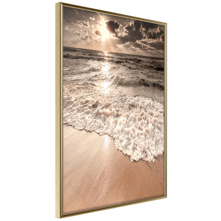 Poster Wave Space - beach and sea landscape against sunlight rays 123768 additionalImage 7