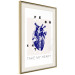 Poster Take My Heart - blue heart and black English text 125268 additionalThumb 2