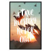 Wall Poster A True Love Story Never Ends - white English text on a nature background 125368 additionalThumb 14