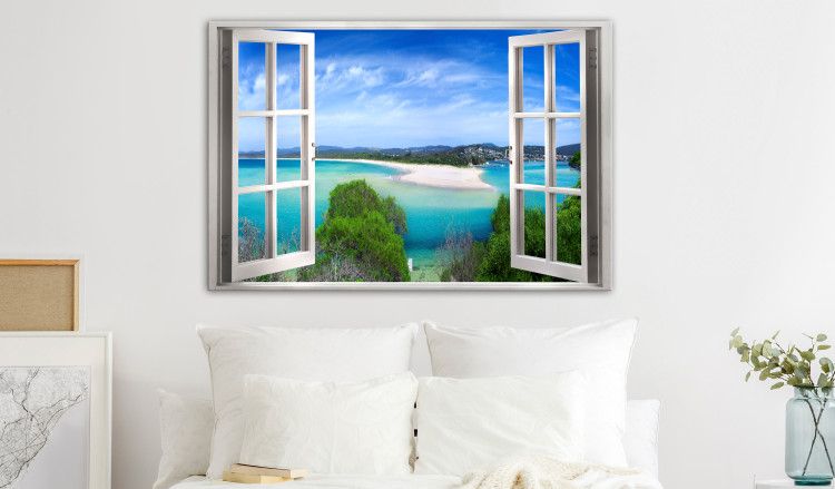 Large canvas print Paradise Lagoon [Large Format] 125568 additionalImage 5