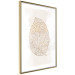 Poster Intricate Nature - abstract leaf with multiple patterns on a white background 125668 additionalThumb 6