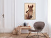 Wall Poster Bright Mane - portrait of a brown animal against a golden nature background 126868 additionalThumb 7
