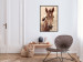 Wall Poster Bright Mane - portrait of a brown animal against a golden nature background 126868 additionalThumb 4
