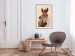 Wall Poster Bright Mane - portrait of a brown animal against a golden nature background 126868 additionalThumb 24