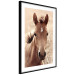 Wall Poster Bright Mane - portrait of a brown animal against a golden nature background 126868 additionalThumb 6