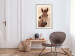 Wall Poster Bright Mane - portrait of a brown animal against a golden nature background 126868 additionalThumb 15