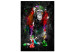 Canvas Art Print Colourful Animals: Chimpanzee (1 Part) Vertical 126968