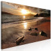 Canvas Print Beach in Rafailovici (1-part) narrow - sunset landscape 128968 additionalThumb 2