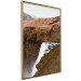 Poster Rusty Hills - landscape of a river forming a waterfall against brown mountains 130268 additionalThumb 14