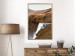 Poster Rusty Hills - landscape of a river forming a waterfall against brown mountains 130268 additionalThumb 7