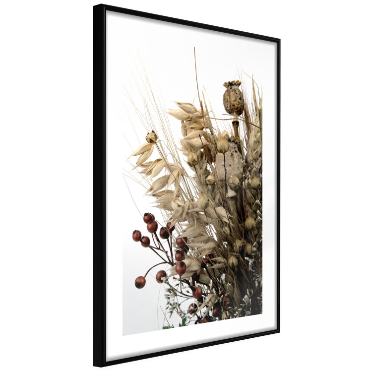 Wall Poster Golden Notebook - autumn plants on a white background in a boho motif 130468 additionalImage 6